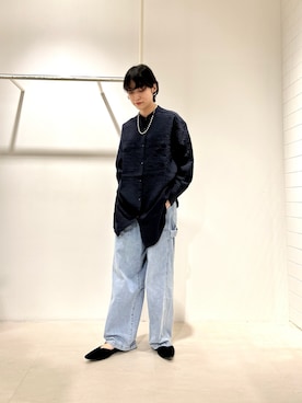 「ペインターデニム」｜たけださん（レディース・160cm）の春コーディネート