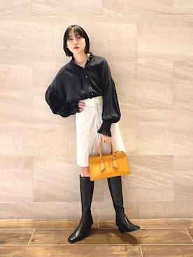 「ハーフパンツコーデ」｜たけださん（レディース・161cm）の冬コーディネート