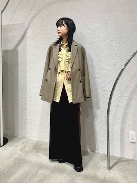 「KBF（ケイビーエフ）のアイテム」を使った、たけださん（レディース・160cm）の秋コーディネート