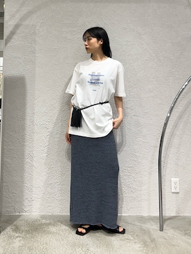 「KBF（ケイビーエフ）のアイテム（シューズ）」を使った、たけださん（レディース・160cm）の春コーディネート