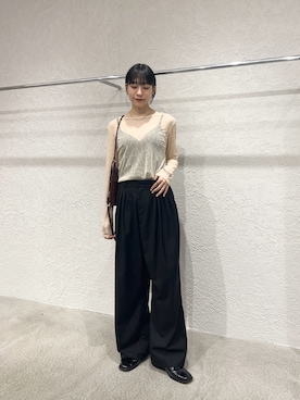 「アイテム（その他シューズ）」を使った、たけださん（レディース・160cm）の夏コーディネート