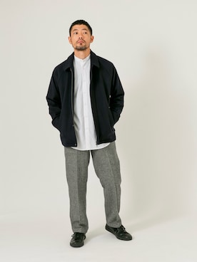 「アイテム（シャツ/ブラウス）」を使った、maatttssuさん（メンズ・173cm）の秋コーディネート