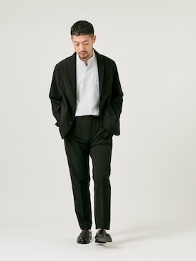 「アイテム（セットアップ）」を使った、maatttssuさん（メンズ・173cm）の夏コーディネート