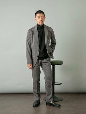 「アイテム（セットアップ）」を使った、maatttssuさん（メンズ・173cm）の秋コーディネート