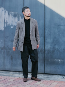 「アイテム（ジャケット/アウター）」を使った、maatttssuさん（メンズ・173cm）の秋コーディネート