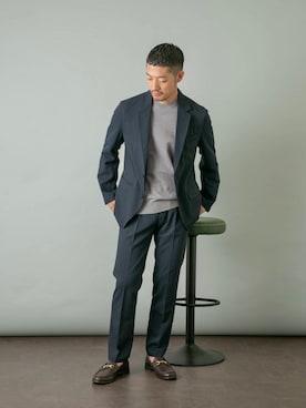 「アイテム（セットアップ）」を使った、maatttssuさん（メンズ・173cm）の秋コーディネート