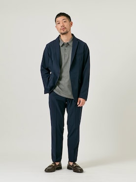 「アイテム（ポロシャツ）」を使った、maatttssuさん（メンズ・173cm・30代）の夏コーディネート
