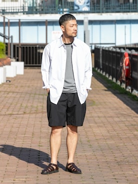 「+phenix（プラスフェニックス）のアイテム」を使った、maatttssuさん（メンズ・173cm）の春コーディネート