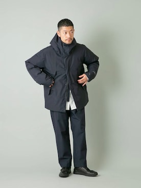 「おでかけコーデ」｜「アイテム（ダウンジャケット/コート）」を使った、maatttssuさん（メンズ・173cm）の秋コーディネート