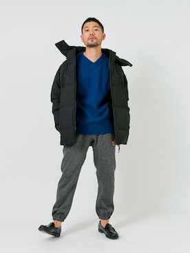 「アイテム（ジャケット/アウター）」を使った、maatttssuさん（メンズ・173cm）の冬コーディネート