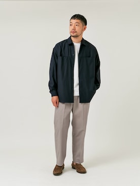 「アイテム（パンツ）」を使った、maatttssuさん（メンズ・173cm）の秋コーディネート