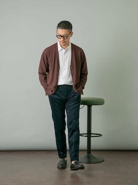 「アイテム（カーディガン/ボレロ）」を使った、maatttssuさん（メンズ・173cm）の夏コーディネート