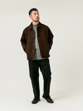 「アイテム（チノパンツ）」を使った、maatttssuさん（メンズ・173cm）の秋コーディネート