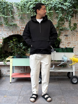 「アイテム（マウンテンパーカー）」を使った、mimitareさん（メンズ・182cm）の冬コーディネート