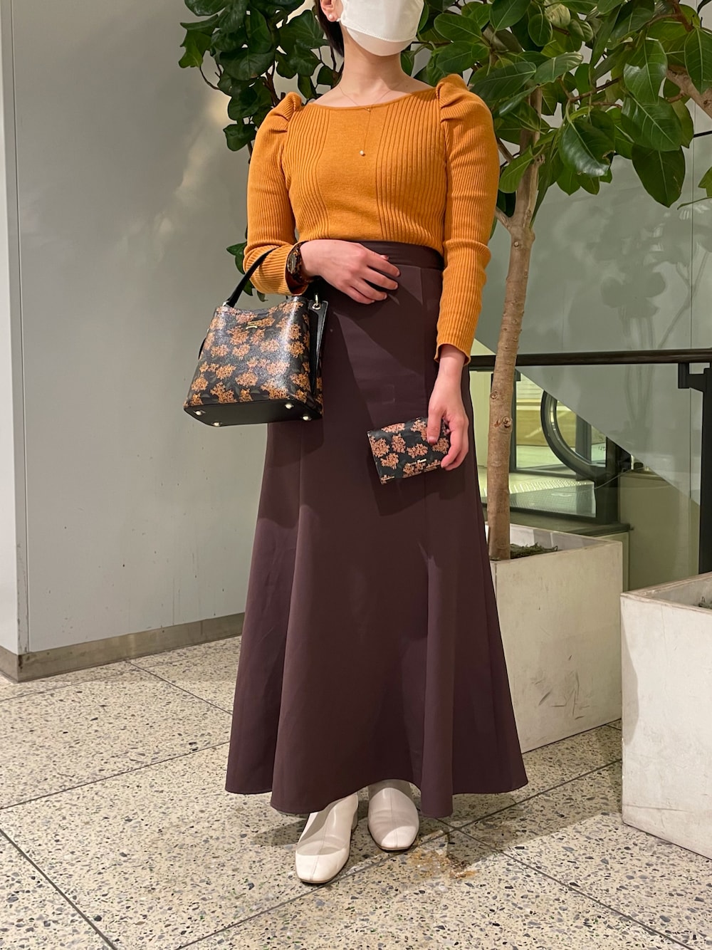 Samantha Thavasa ワンハンドルショルダーバッグ金木犀