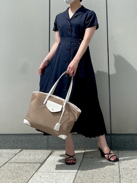 「Arpege story（アルページュストーリー）のアイテム（ワンピース/ドレス）」を使った、hamanoirodori01さん（レディース・152cm）の夏コーディネート