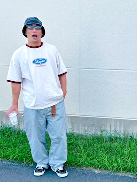 「VANS(バンズ)のアイテム」を使った、デレク ヴィンヤードさん(メンズ・175cm)の秋コーディネート