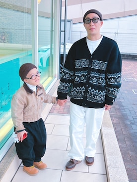 「HAIGHT(ヘイト)のアイテム」を使った、デレク ヴィンヤードさん(メンズ・175cm)の冬コーディネート