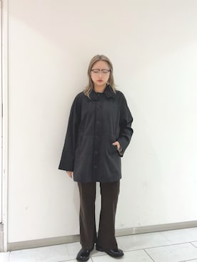 「アイテム（カバーオール）」を使った、たろさん（レディース・157cm）の秋コーディネート