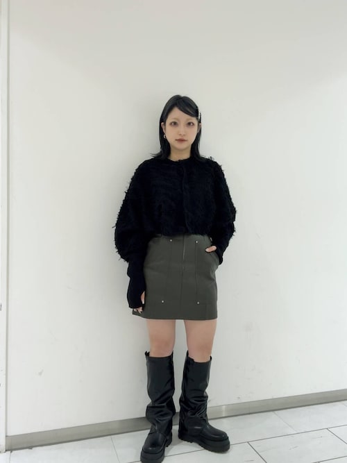 セール】コーティングミニスカート（スカート）｜KBF（ケイビーエフ