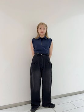 「アイテム（スウェット）」を使った、たろ🐶さん（レディース・157cm）の夏コーディネート