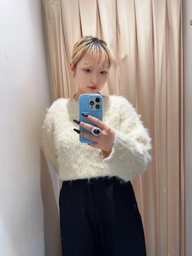 「アイテム（ヘアゴム）」を使った、たろさん（レディース・157cm）の冬コーディネート