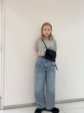「KBF（ケイビーエフ）のアイテム」を使った、たろ🐶さん（レディース・157cm）の夏コーディネート