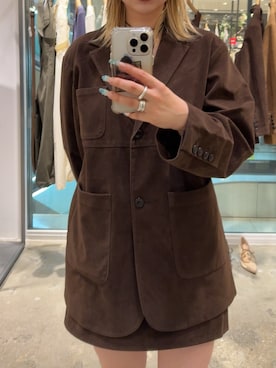 「秋のコーデ」｜「アイテム（その他アウター）」を使った、たろさん（レディース・157cm）の秋コーディネート