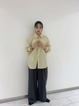「アイテム（イヤーマフ）」を使った、たろさん（レディース・157cm）の秋コーディネート
