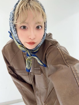 「ショートパンツ」｜「アイテム（その他アウター）」を使った、たろさん（レディース・157cm）の冬コーディネート