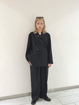 「黒コーデ」｜たろさん（レディース・157cm）の夏コーディネート