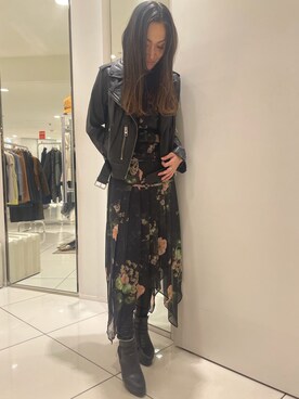 「アイテム（ワンピース/ドレス）」を使った、@asjmamiさん（レディース・158cm・40代）の冬コーディネート