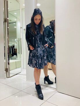 「アイテム（ワンピース/ドレス）」を使った、@asjmamiさん（レディース・158cm・40代）の秋コーディネート