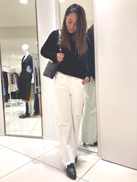 「ALLSAINTS（オールセインツ）のアイテム（バッグ）」を使った、@asjmamiさん（レディース・158cm）の秋コーディネート