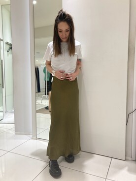 「アイテム（ワンピース/ドレス）」を使った、@asjmamiさん（レディース・158cm・40代）の春コーディネート