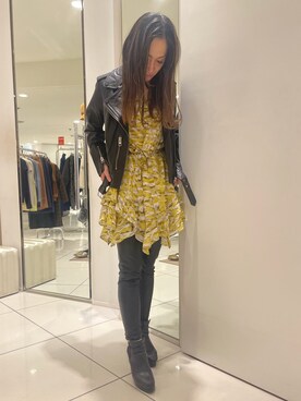 「アイテム（ワンピース/ドレス）」を使った、@asjmamiさん（レディース・158cm・40代）の冬コーディネート