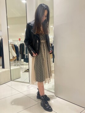 「アイテム（ワンピース/ドレス）」を使った、@asjmamiさん（レディース・158cm・40代）の冬コーディネート