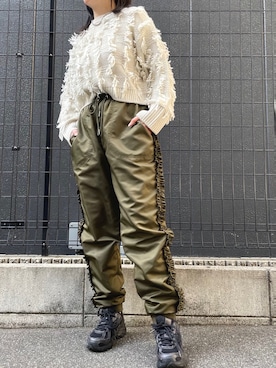 「ニット/セーター」｜W:Hukuさん（レディース・155cm）の冬コーディネート