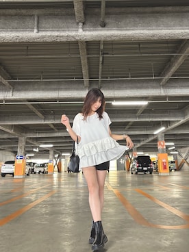 「大人可愛い」｜W:Hukuさん（レディース・160cm・20代）の夏コーディネート
