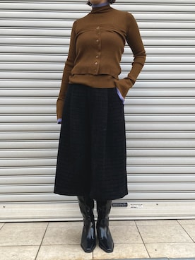 W:Hukuさん（レディース・159cm）の冬コーディネート