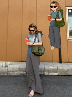 W:Hukuさん（レディース・160cm）の夏コーディネート