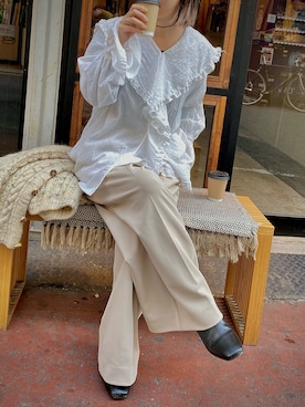 W:Hukuさん(レディース・159cm)の冬コーディネート