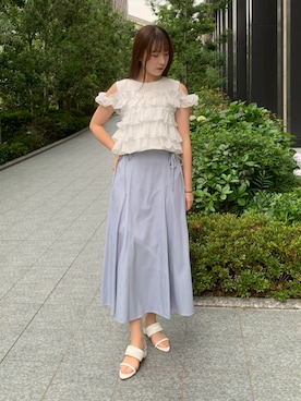 AND COUTUREさん（レディース・165cm）の夏コーディネート