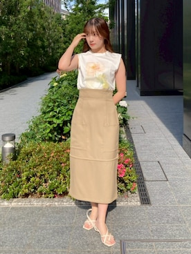 AND COUTUREさん（レディース・165cm）の夏コーディネート