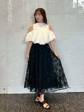 AND COUTUREさん（レディース・165cm）の夏コーディネート