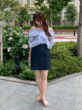 AND COUTUREさん（レディース・165cm）の夏コーディネート