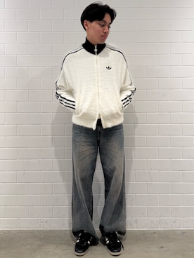 「アイテム（ジャージ）」を使った、SZさん（メンズ・178cm）の秋コーディネート