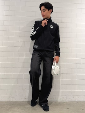 「アイテム（ジャージ）」を使った、SZさん（メンズ・178cm）の秋コーディネート