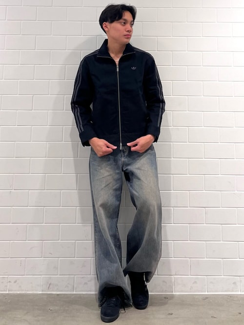 ADIDAS ORIGINALS ATHL DEPTツイル ファイヤーバード ジャケット