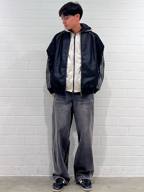 アディダスオリジナルス デニム ジャケット ジョガー パンツ 上下セット adidas】セットアップ可◇INDIGO HERZ FUR ジョガーパンツ (adidas